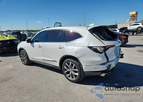 2022 Acura Mdx Technology from USA, damaged, VIN 5J8YD9H4XNL008990